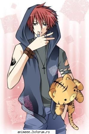 Poze anime boy - 58 ce dragut! si ursuletul,si baiatul - Anime boy